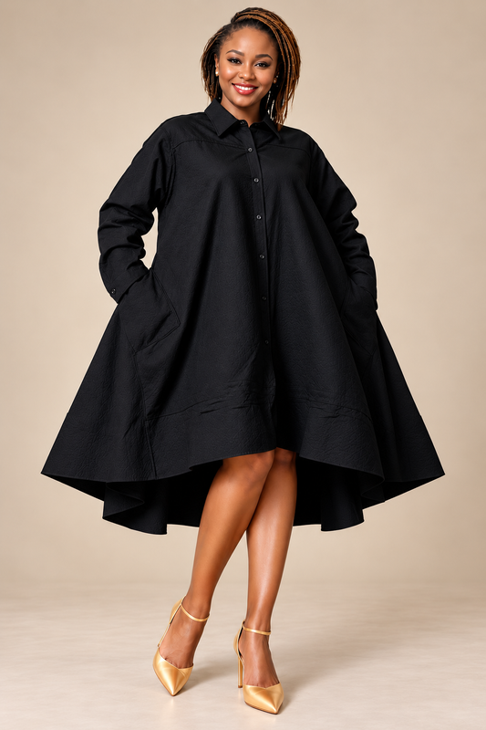 High-Low Shirt Dress