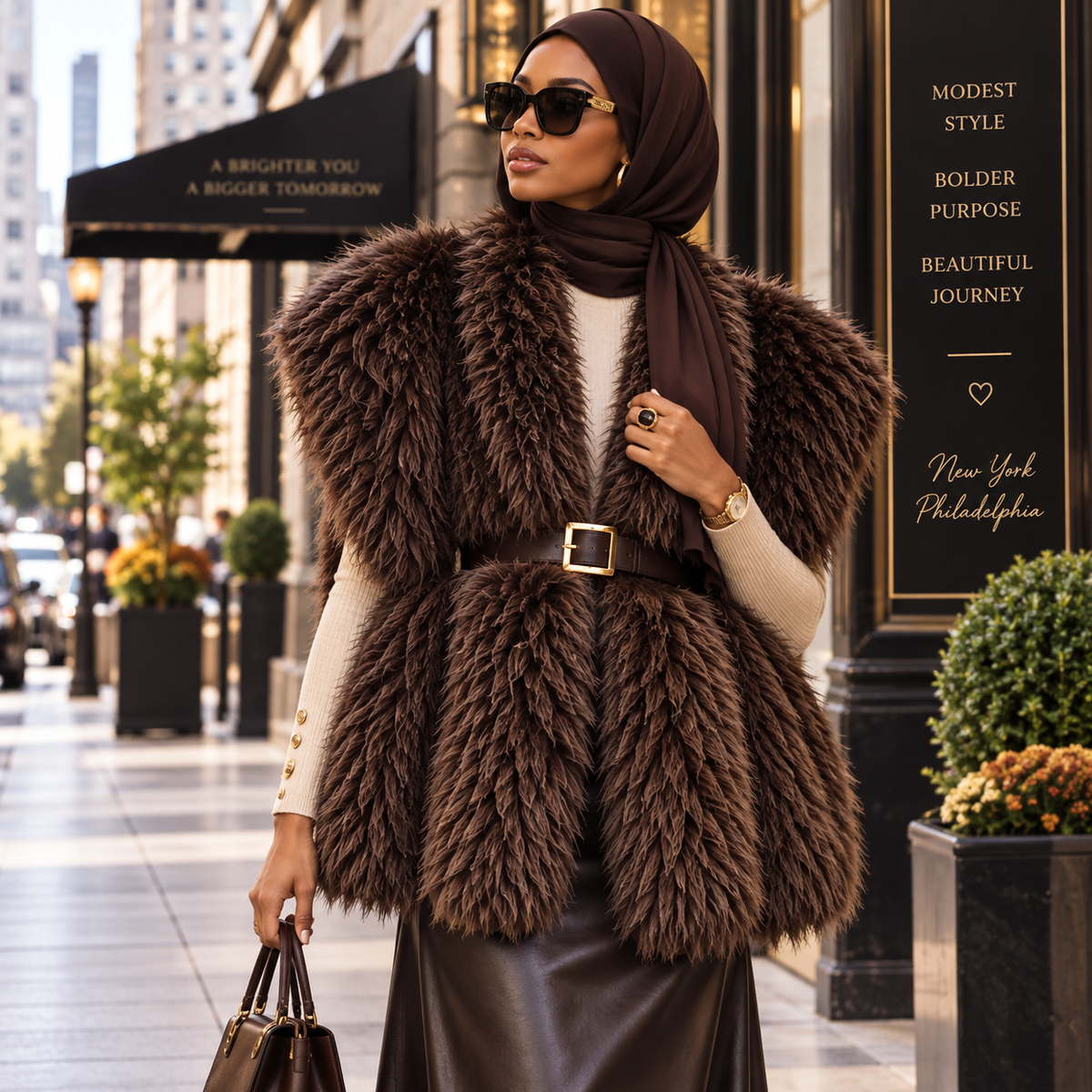Luxe Faux Fur Vest