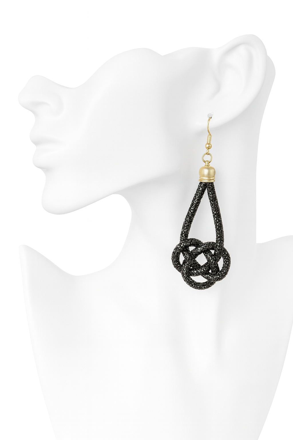 Infinity Knot Drop Earrings