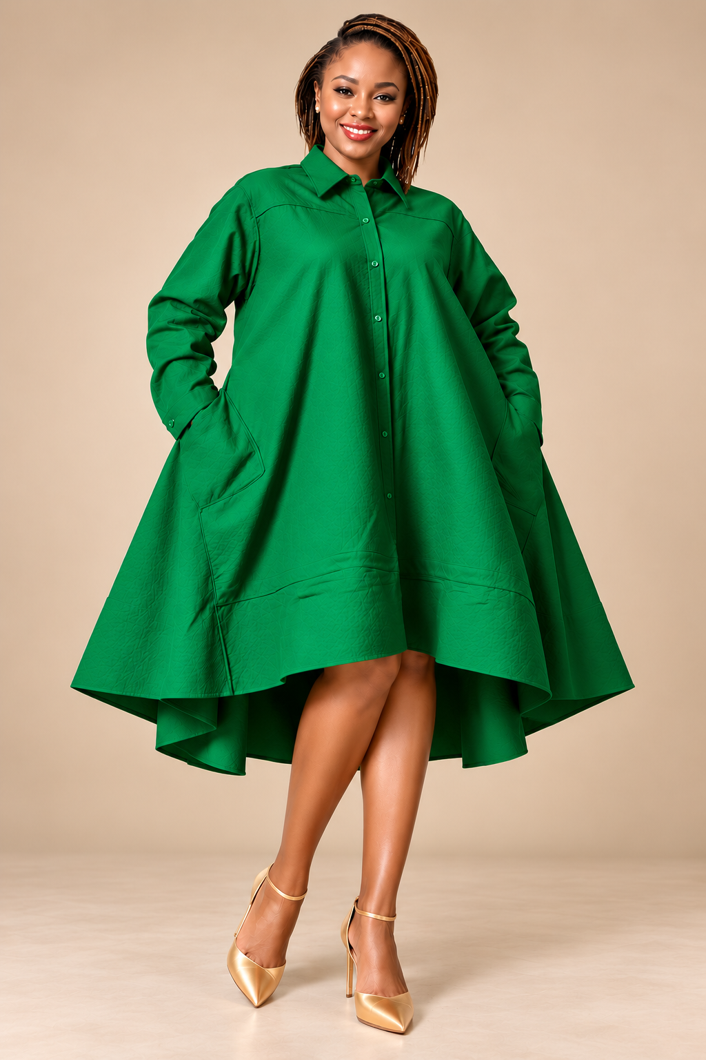 High-Low Shirt Dress