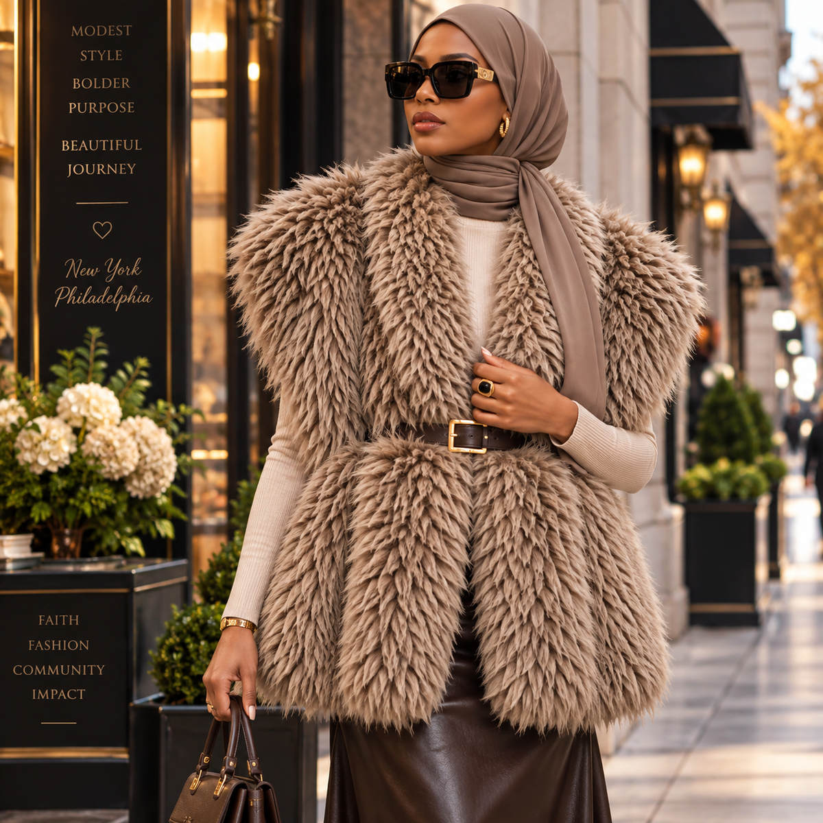 Luxe Faux Fur Vest