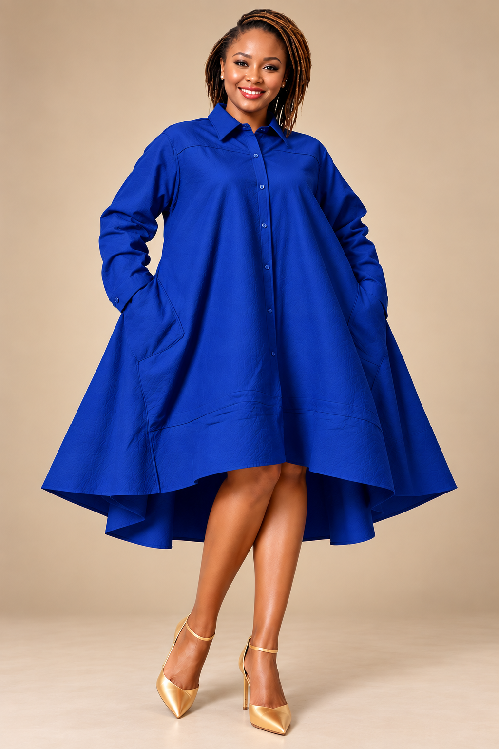 High-Low Shirt Dress