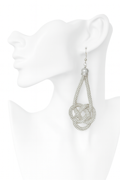 Infinity Knot Drop Earrings