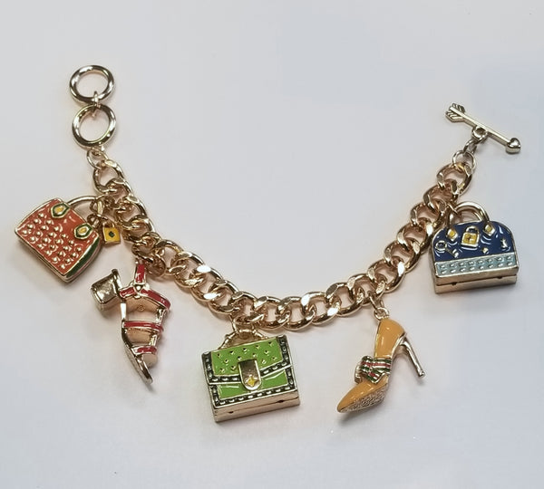 Bags & Shoes Charm Bracelet