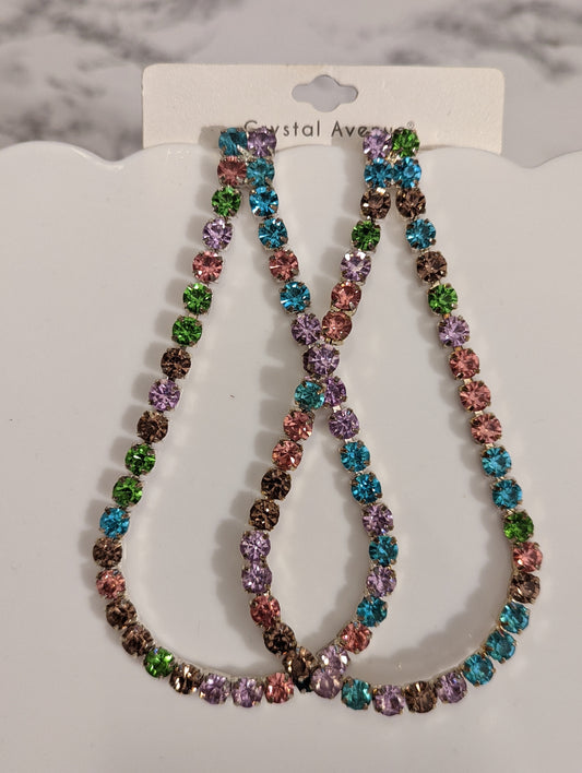 Pretty pastel dangle earrings.